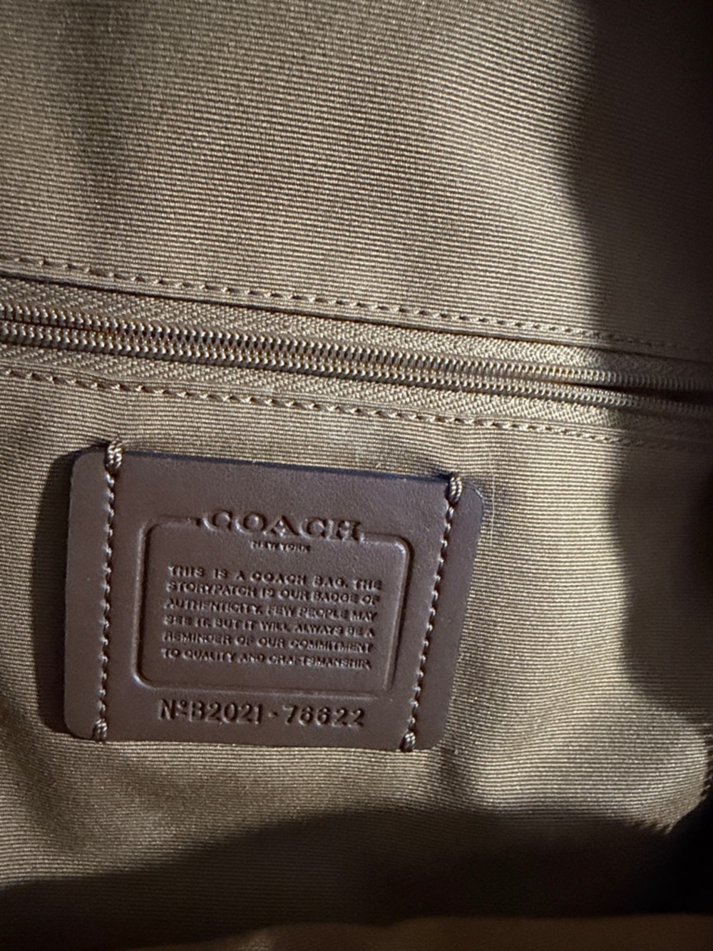 Coach Jordyn Cream & Tan Signature Canvas Mini Backpack - Picture 3 of 10